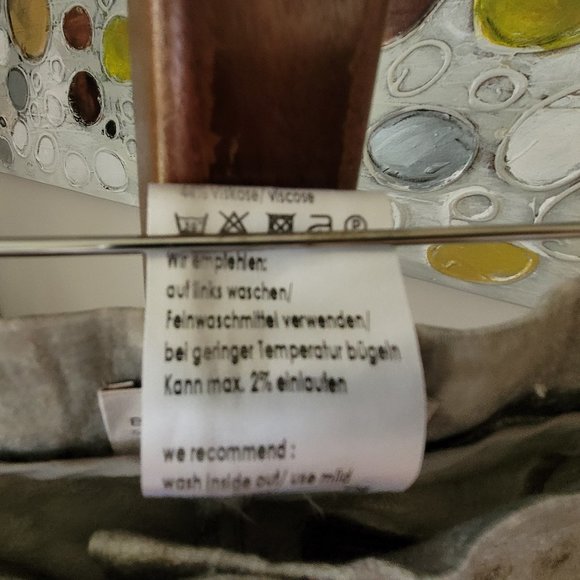 Beate Heymann Street Couture Watercolour Damask Print Jeans EU 38/US 8 - Picture 14 of 14